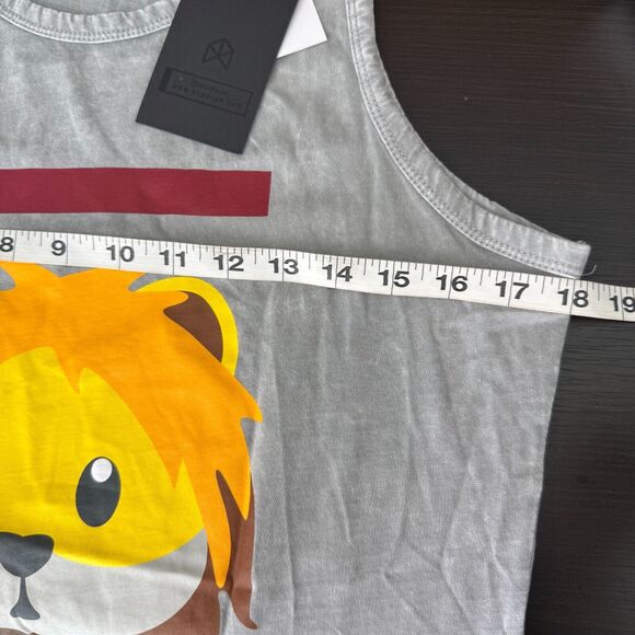 RawGear Tank Top Mens Small Lion Muscle Tee Shirt Gym Casual Bradley Martyn NEW - Picture 7 of 9